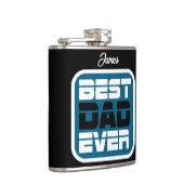 Bester Vater je T - Shirt Flachmann (Rechts)