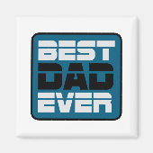 Bester Vater je T - Shirt Magnet (Vorne)