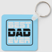 Bester Vater je T - Shirt Schlüsselanhänger (Rückseite)