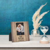 Bester Vater je Tabletop Plaque mit Easel Fotoplatte (InSitu)