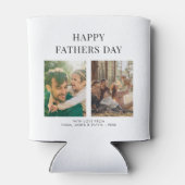 Bester Vater je Tag 4 FotoCollage Dosenkühler (Rückseite)