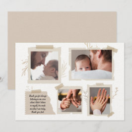 Bester Vater je, Tag der ersten Väter, Tag des glü Karte