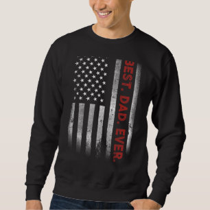 Bester Vater je Tag des amerikanischen Flaggenvate Sweatshirt