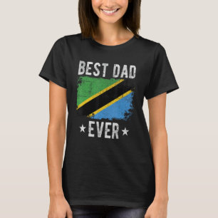 Bester Vater je Tansania Flag Best Tansania Vater T-Shirt