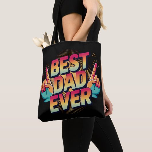 Bester Vater je Tasche (Von Nahem)