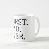 Bester Vater je Tasse (VorderseiteRechts)