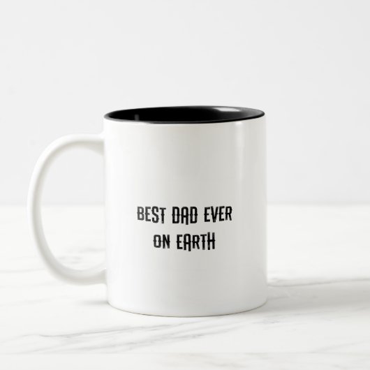 Bester Vater je Tasse der Erde (Links)