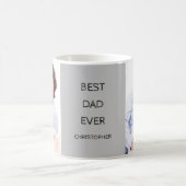 Bester Vater je Tasse für benutzerdefinierte Fotos (Mittel)