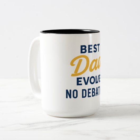 Bester Vater je Tasse - kein Geschenk für Debatten (Vorderseite Links)
