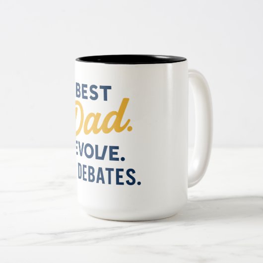 Bester Vater je Tasse - kein Geschenk für Debatten (VorderseiteRechts)