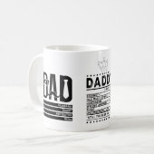 Bester Vater je Tasse - Perfektes Geschenk für Vat (Vorderseite Links)