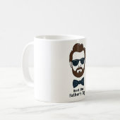 Bester Vater je Tasse - Vatertag Kaffee-Cup-Gesche (Vorderseite Links)