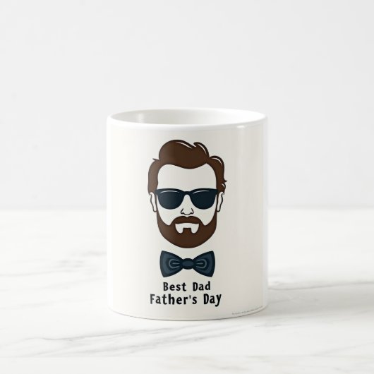 Bester Vater je Tasse - Vatertag Kaffee-Cup-Gesche (Mittel)