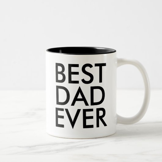 Bester Vater je Tasse | Vatertagsgeschenk (Rechts)