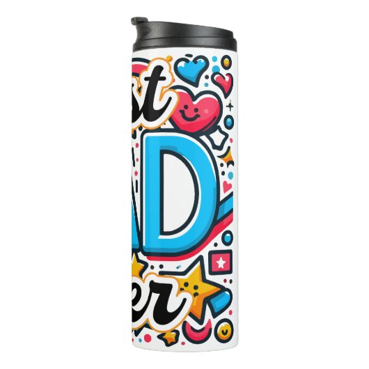 Bester Vater je Thermosbecher (Nach rechts gedreht)