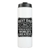 Bester Vater je Thermosbecher (Vorderseite)