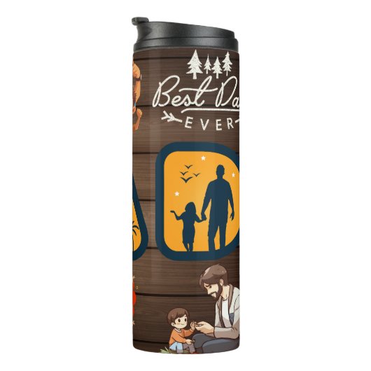 Bester Vater je Thermosbecher (Nach rechts gedreht)