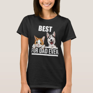 Bester Vater je Tier Vater Bester Katzen Besitzer T-Shirt