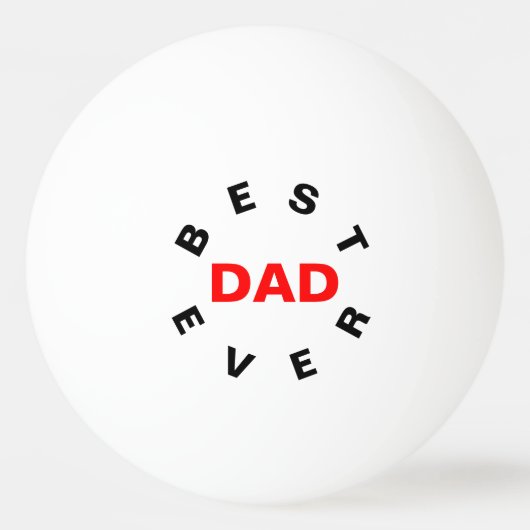 Bester VATER je Tischtennisball (Vorderseite)
