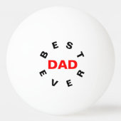 Bester VATER je Tischtennisball (Rückseite)