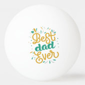 Bester Vater je Tischtennisball (Rückseite)