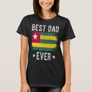 Bester Vater je Togo Flag Beste Vater Togo T-Shirt