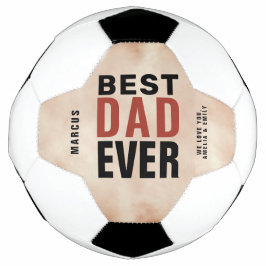Bester Vater je Trendy Watercolor Vatertag Fußball