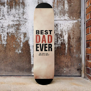 Bester Vater je Trendy Watercolor Vatertag Skateboard