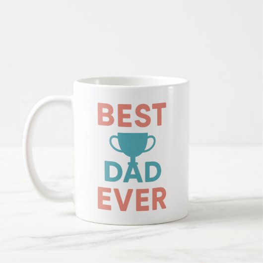 Bester Vater je Trophäe Tasse Vatertag (Links)