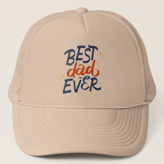 Bester Vater je Trucker Hat Truckerkappe (Vorderseite)