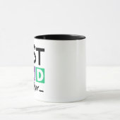 Bester Vater je Typografie Kaffeezubereitung Tasse (Zentrum)