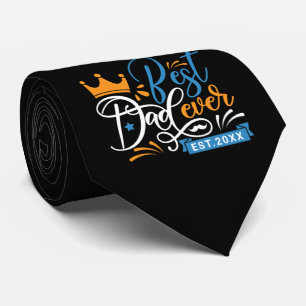 Bester Vater je Typografie Krawatte