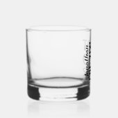 Bester Vater je Typografie Whiskyglas (Rechts)
