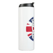 Bester Vater je UK-Flagge Thermosbecher (Nach links gedreht)