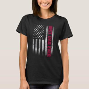 Bester Vater je US-amerikanisches Flag Geschenk fü T-Shirt