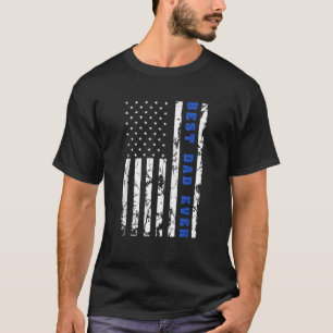 Bester Vater je US-Flag, Patriotische Eltern mit V T-Shirt