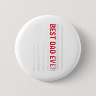 Bester Vater je USA Flag Amerikaner 1. Time Daddy Button