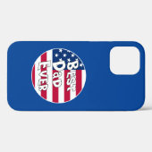 Bester Vater je USA-Flagge Case-Mate iPhone Hülle (Rückseite (Horizontal))