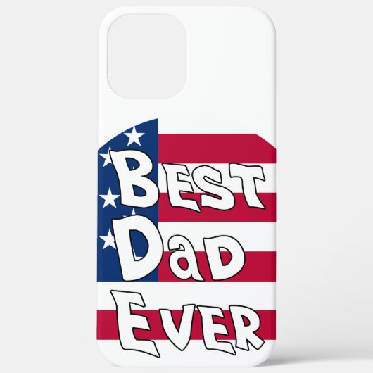 Bester Vater je USA-Flagge Case-Mate iPhone Hülle (Rückseite)