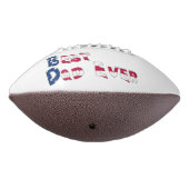 Bester Vater je USA-Flagge Football (Gedreht 270)