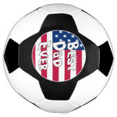 Bester Vater je USA-Flagge Fußball (Gedreht)