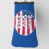 Bester Vater je USA-Flagge Golf Headcover (Rotieren 90)