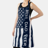 Bester Vater je USA-Flagge Schürze (InSitu)