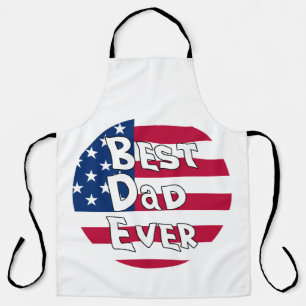 Bester Vater je USA-Flagge Schürze