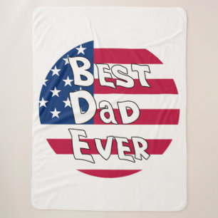Bester Vater je USA-Flagge Sherpadecke