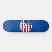 Bester Vater je USA-Flagge Skateboard (Horizontal)