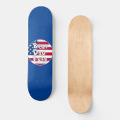 Bester Vater je USA-Flagge Skateboard (Vorderseite)