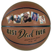 Bester Vater je Vater Keepake Basketball (Vorderseite)