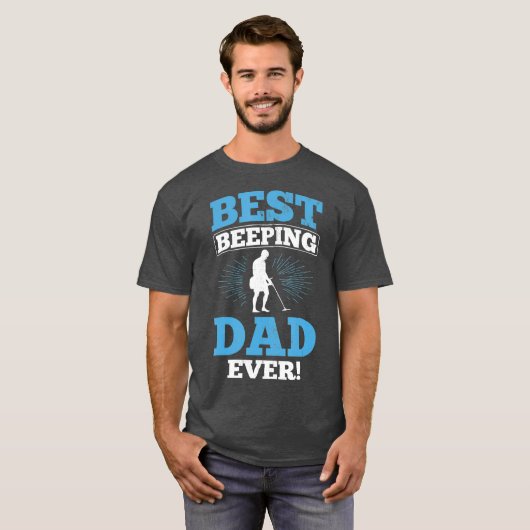 Bester Vater je Vater Metal Detection T-Shirt (Vorne ganz)