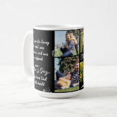 Bester Vater je Väter Tag Foto Collage Tasse (Vorderseite Links)